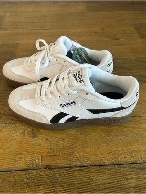 Reebok Women’s Classic White & Black Sneakers